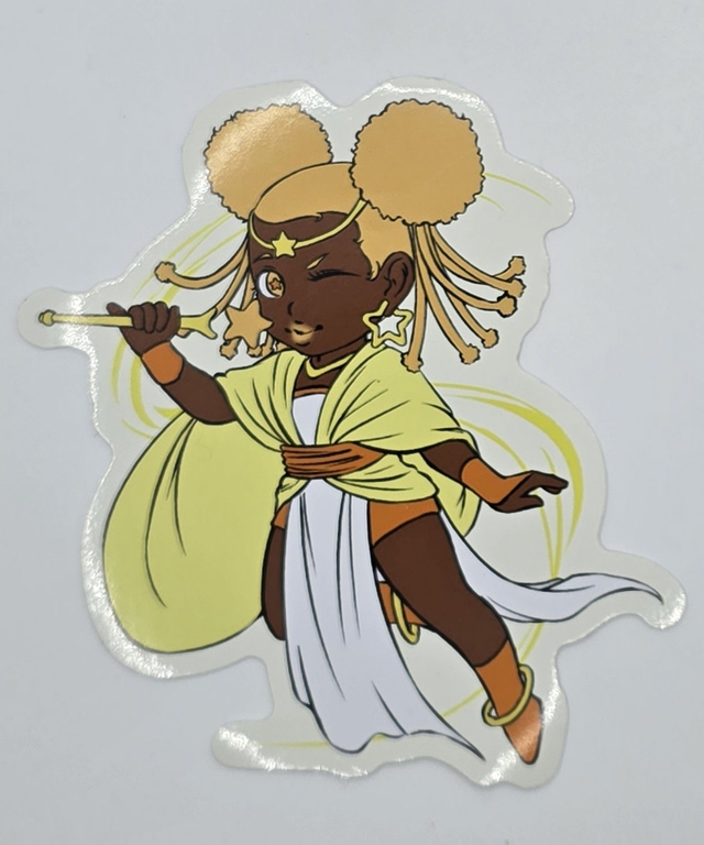 Magical Girl Yellow 10x10cm