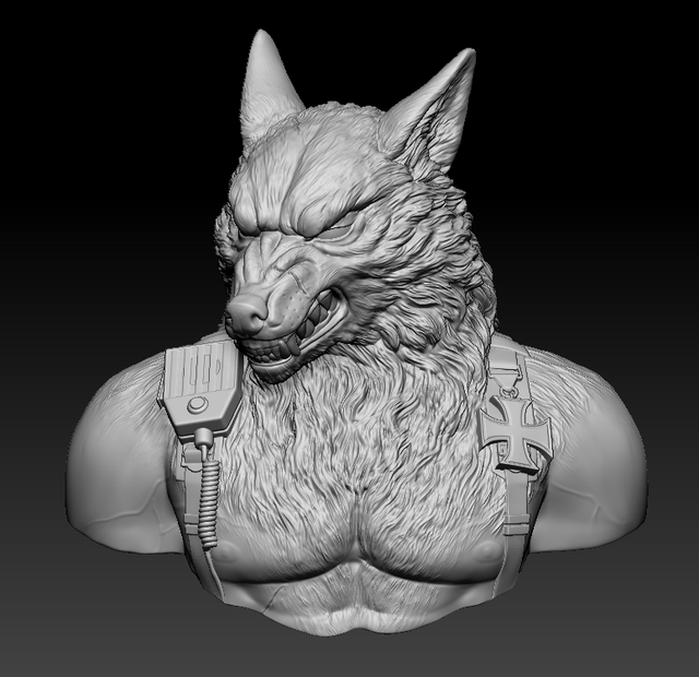 HERO BUST - Lieutenant WOLF