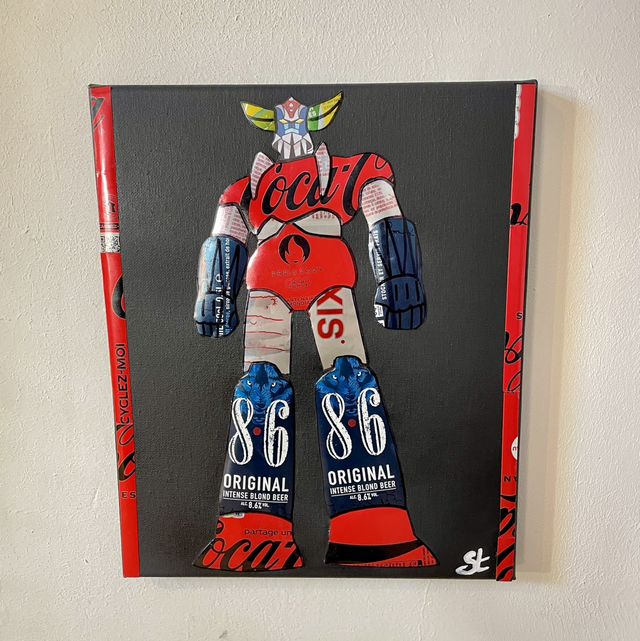 Tableau Goldorak châssis toile