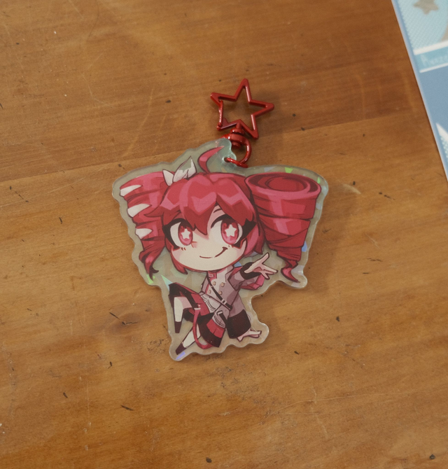Kasane Teto Keychain | UTAU x SynthV