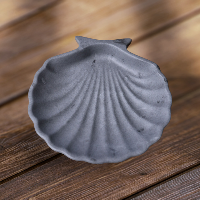 Muschelschale Anthrazit