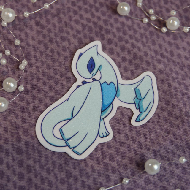 Frosted Sticker Lugia