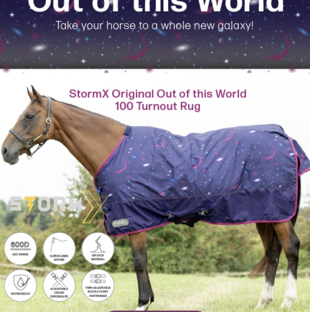 LIMITED EDITION StormX Original Out Of This World 100g Turnout Rug