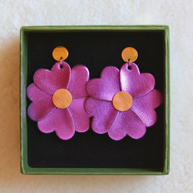 Boucles d’oreilles marguerites    