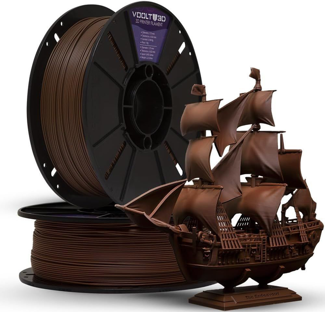 Filamento PETG - Marrom - Voolt3d