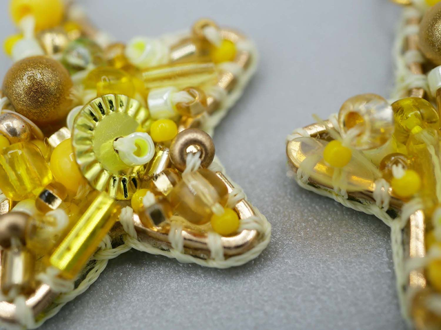 Granité Citron (Boucles d&#039;oreilles)