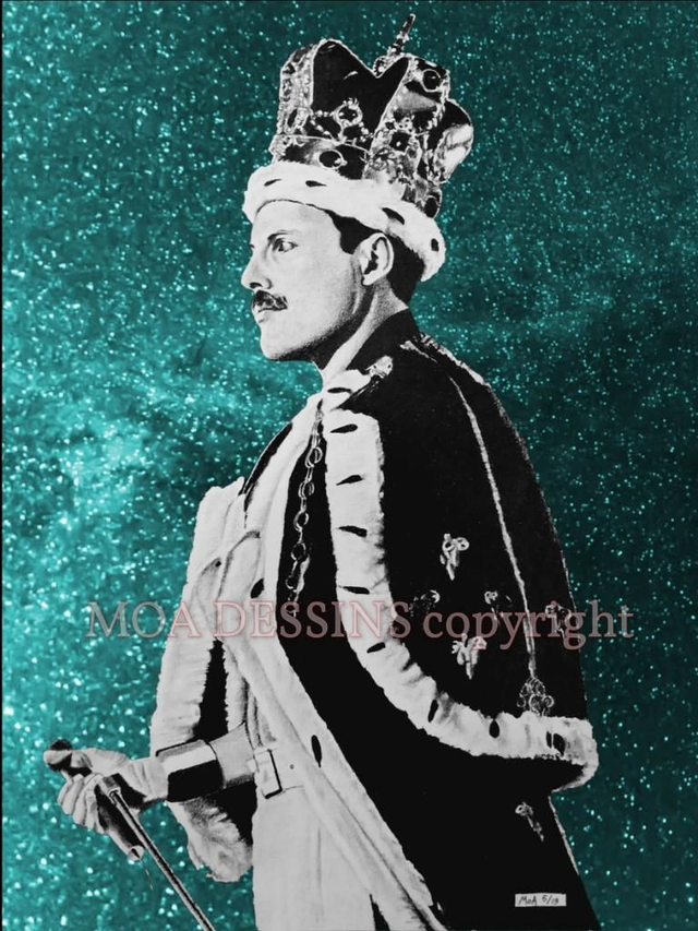 Freddie Mercury &quot;Vert l&#039;infini&quot; 