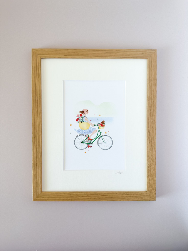 Affiche Faire Du Vélo