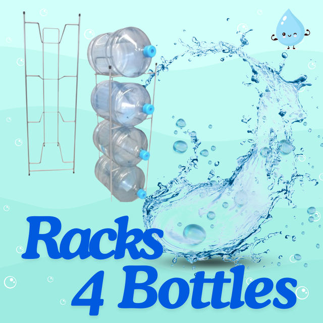Racks - 4 Bottle Tier (Black)