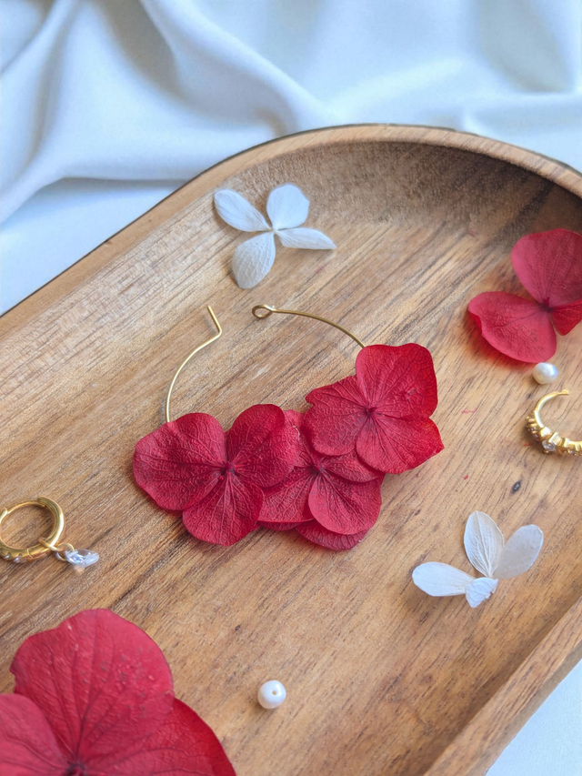 Boucles d'oreilles CALIA - Rouge