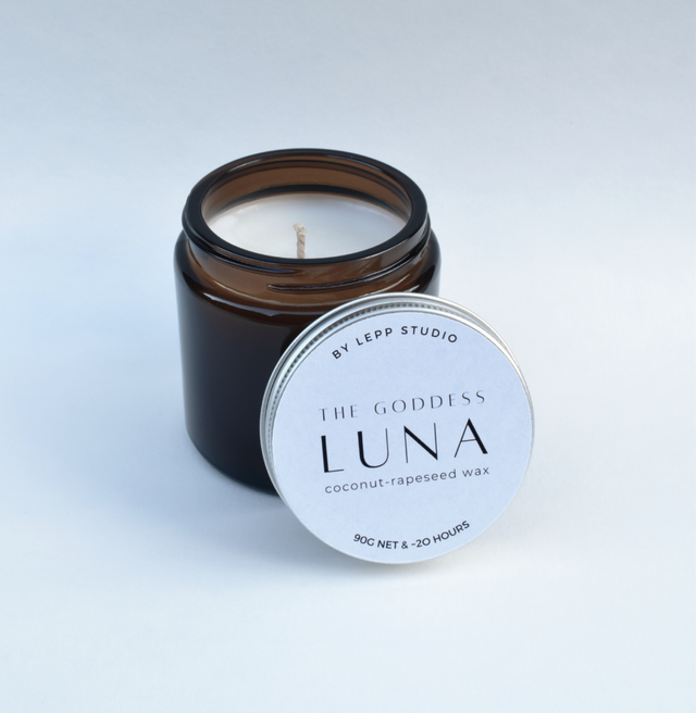&quot;THE GODDESS LUNA&quot; candle 90g