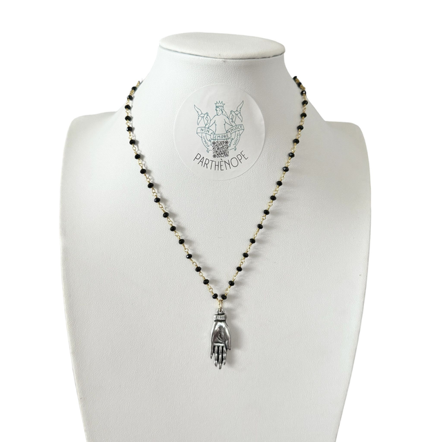 Mano - collana nera