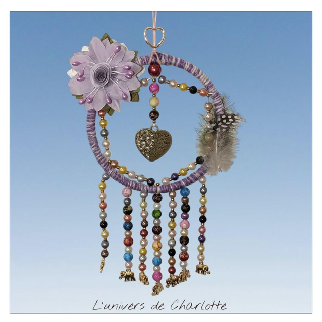 Attrape-rêve "Perles de verre" AT-004