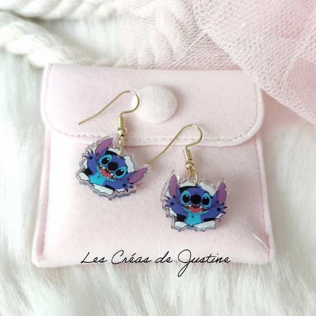 Boucles d&#039;oreilles Stitch 