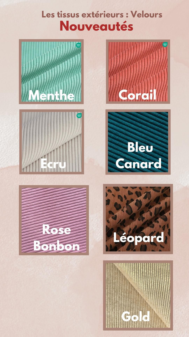 Cahier de coloriage en tissu