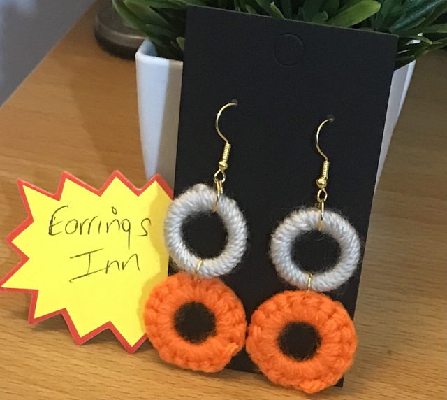 Mixed Coloured Crochet Dangling Earrings - MCDE07