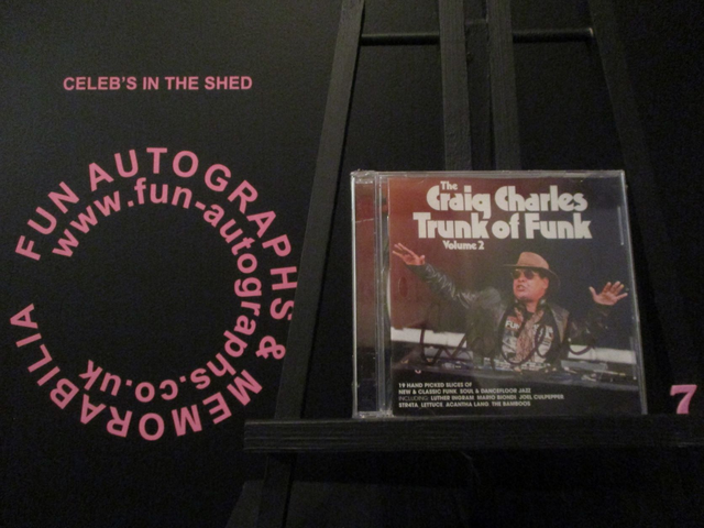 Craig Charles - 'The Craig Charles Trunk Of Funk Volume 2' Authentic Autographed Album Cover (7)