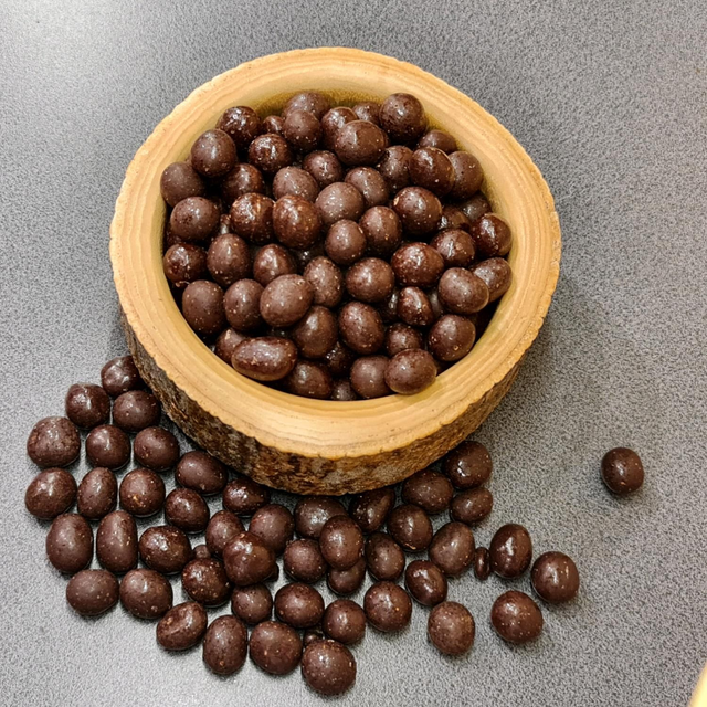 Kaffeebohnen in Zartbitterschokolade