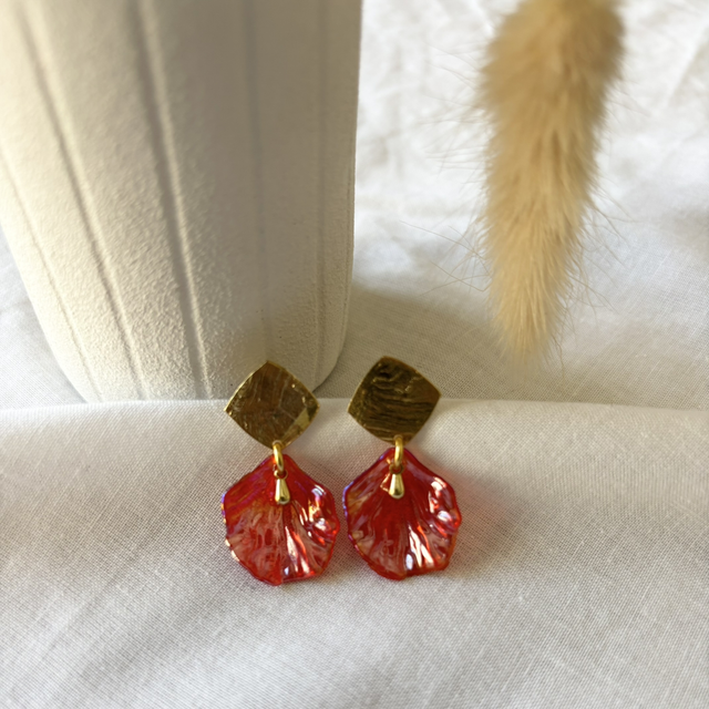 Boucles d'oreilles LOUNA Corail