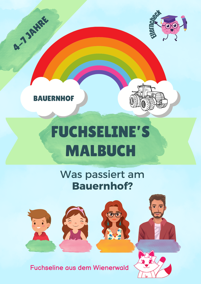 7. Fuchseline´s Malbuch: Was passiert auf dem Bauernhof?