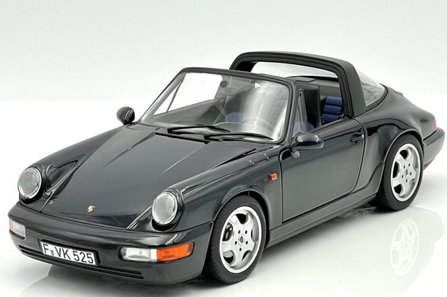 Porsche 911 Carrera 4 Targa 1991 blue met. Norev 1:18