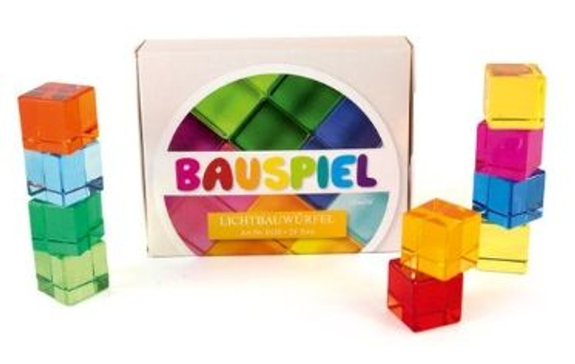 Bauspiel Lichtfarbwürfel (20 Teile)