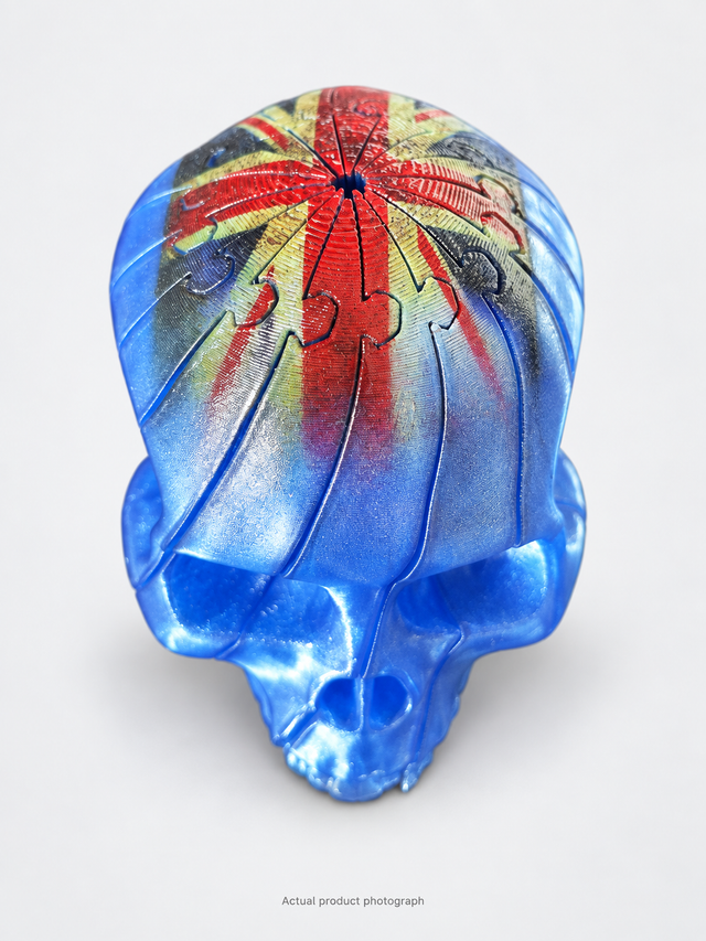 Spiral Skull – Personalised UV Graphics – UK Made