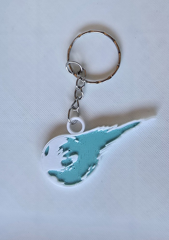 Porte clé logo Final Fantasy 7