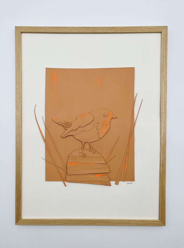 Vogelkunst roodborstje