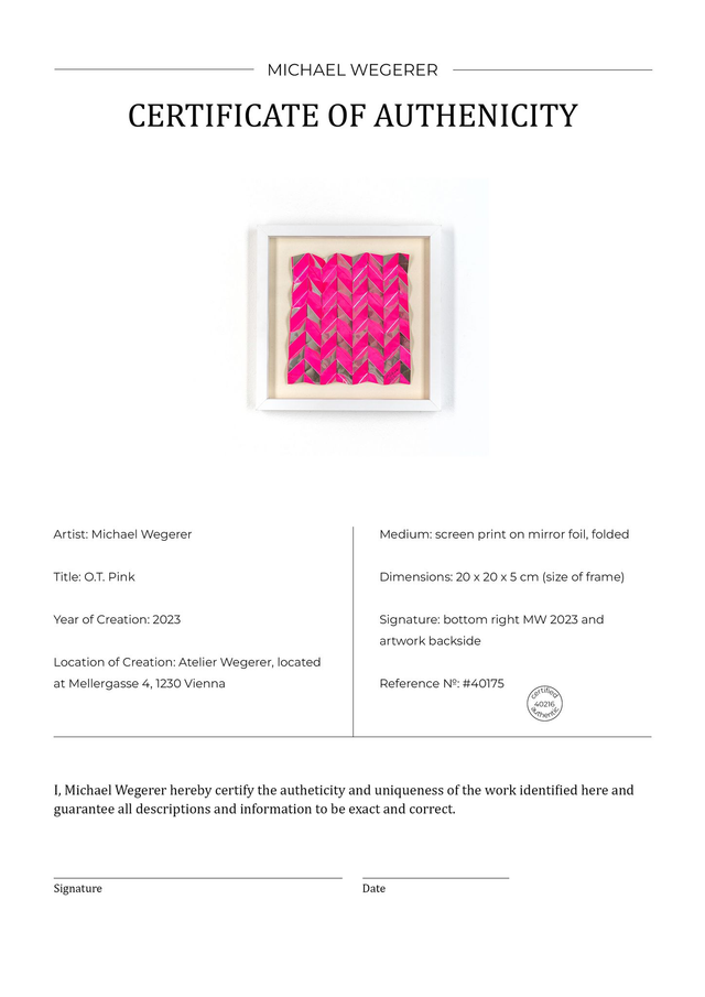 Wegerer Michael | O.T. Pink