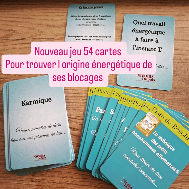 Jeu 54 cartes Quel travail à faire à l'instant T