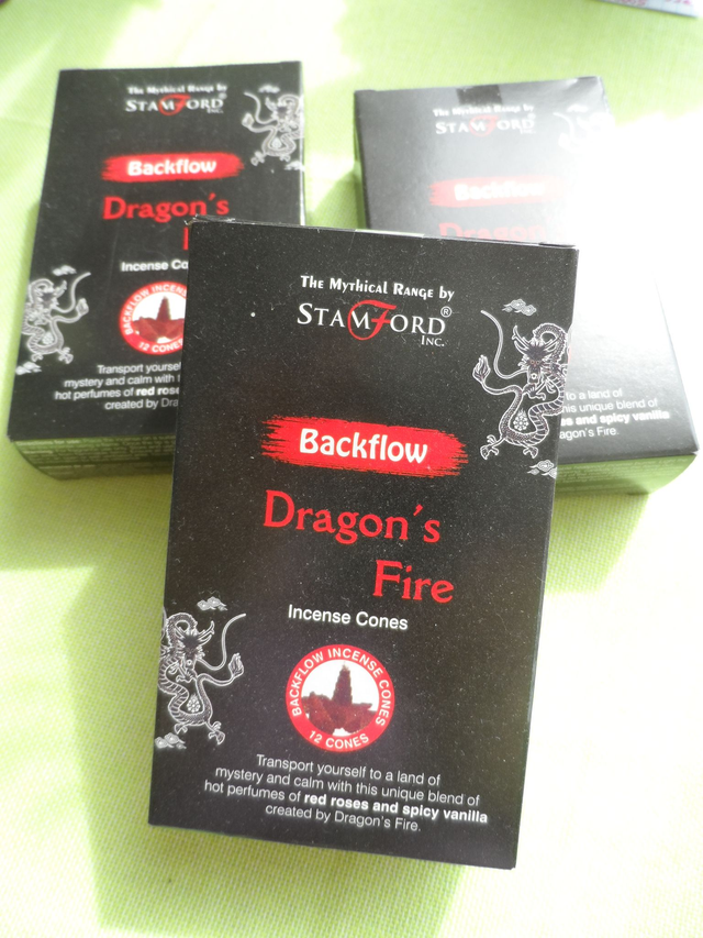Cônes d'Encens Backflow Feu de Dragon - Stamford