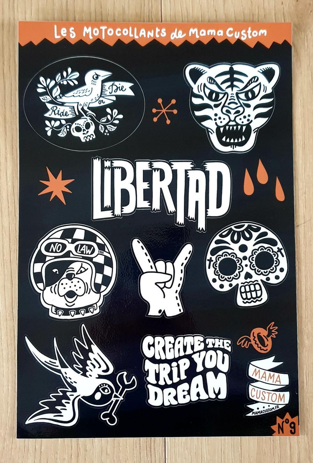Stickers - LIBERTAD BLACK