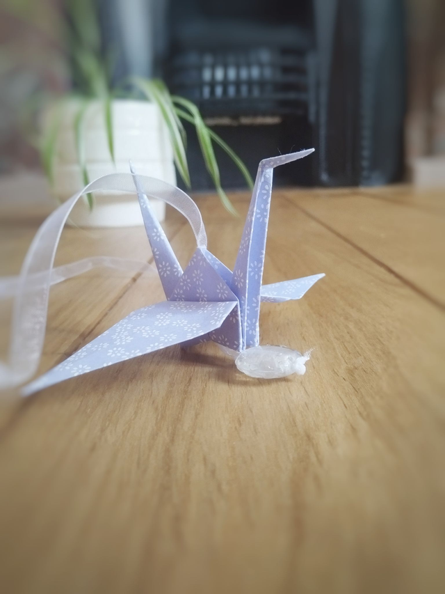 Suspension Origami – Grue de la Paix