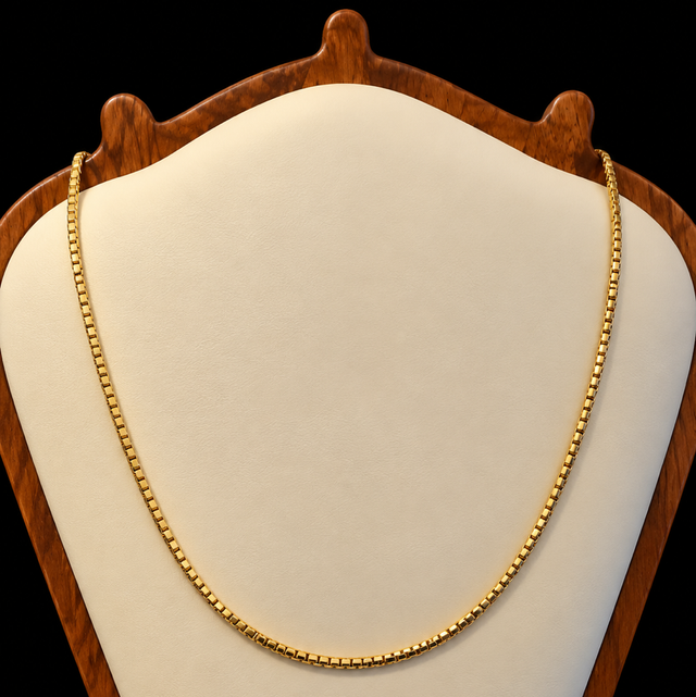 9ct Gold Box Link Chain