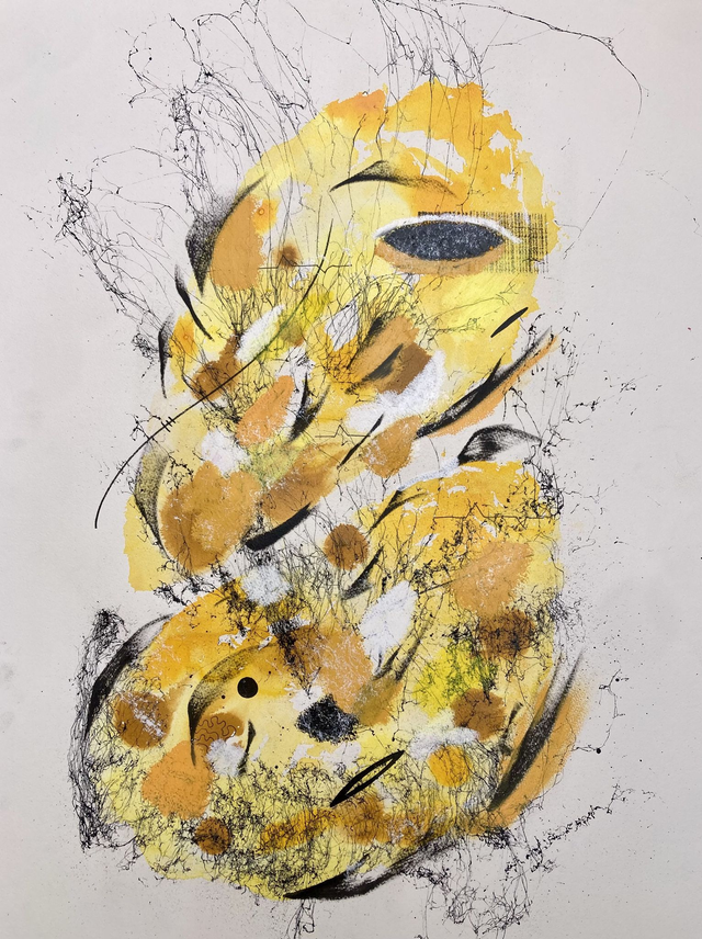 Original mix media on paper 56x76cm