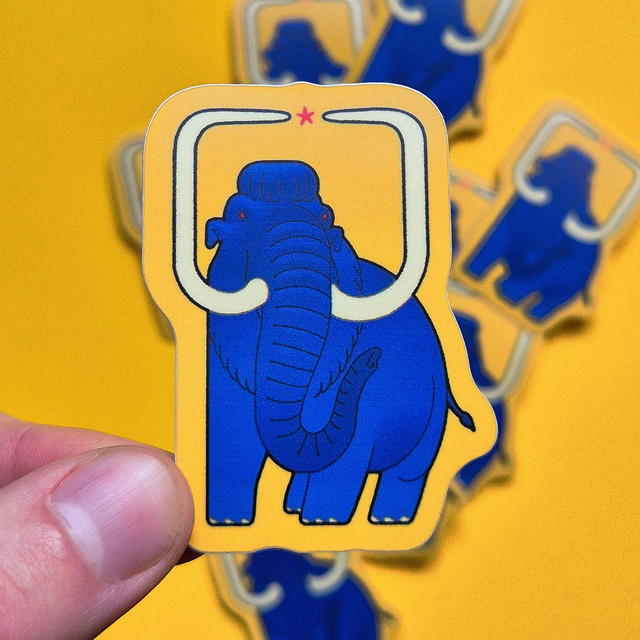 Mammouth - sticker 