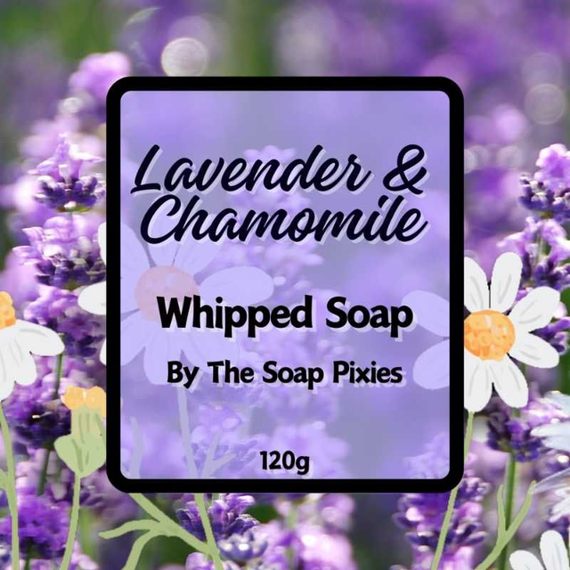 Lavender &amp; Chamomile Whipped Soap (120g)