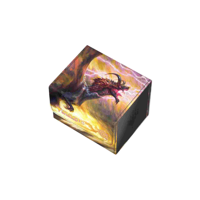 Deck Case 100+ Tarkir Dragonstorm &quot;Stormscale Scion&quot; Xenoskin Sidewinder Art Magic 