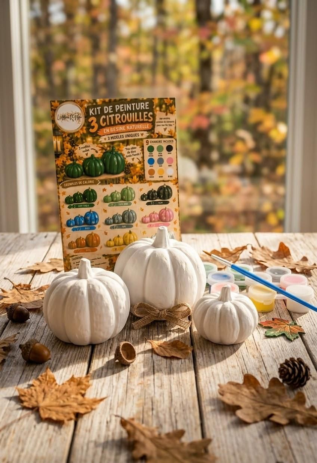 Kit peinture citrouille 