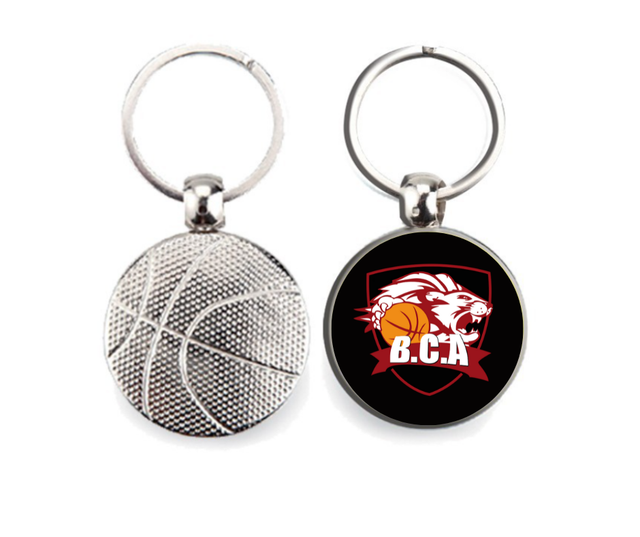 Porte-clés ballon métal BCA