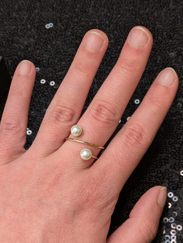 Bague perle 
