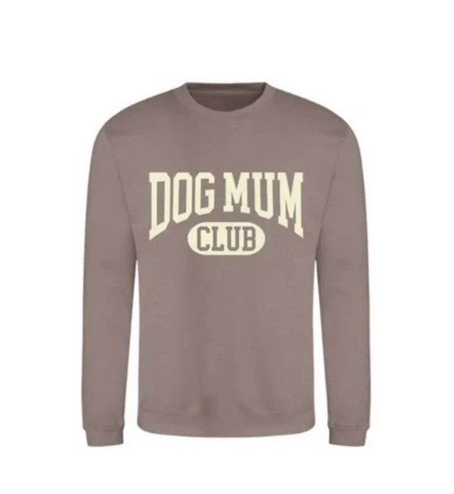 Dog Mum Club Sweatshirt - Mocha