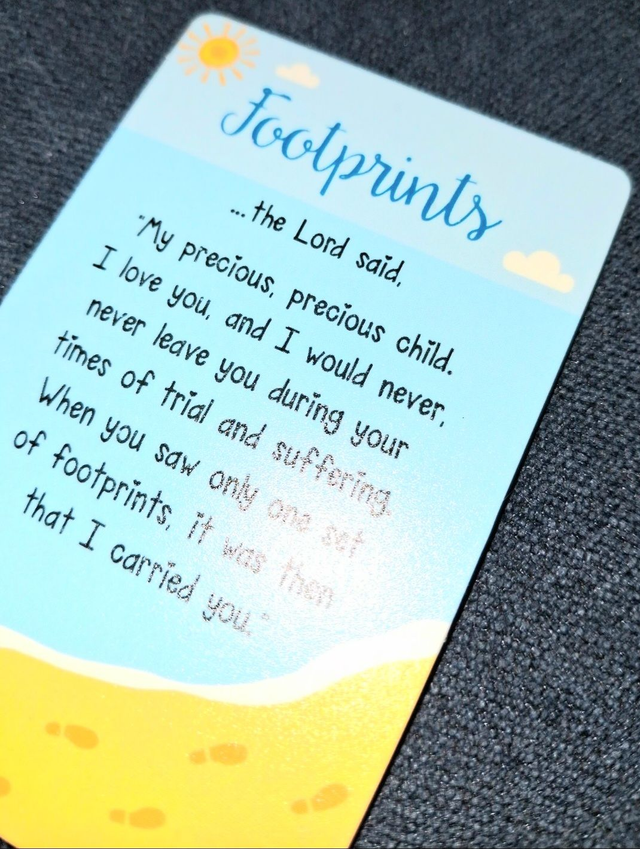 Wallet Card Keepsake