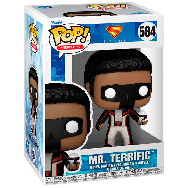 Funko - DC Comics Superman Mr. Terrific 9 cm POP!