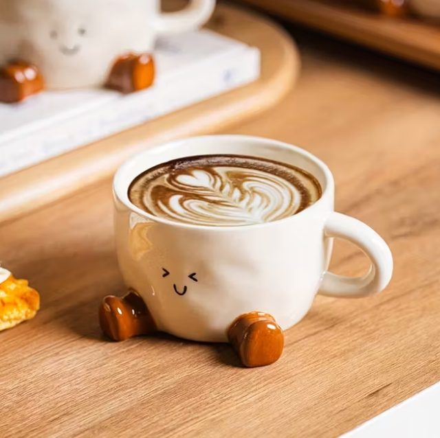 Cute Kissing Face Joyful Mug