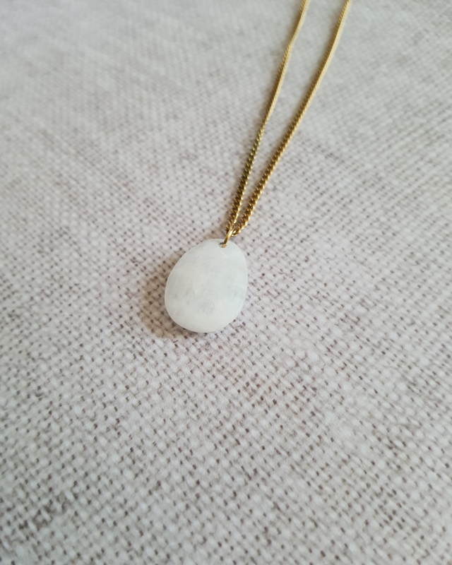 Collier pierre de lune arc-en-ciel - Intuition féminine 