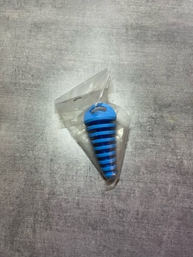 Silencieux d'échappement pour moto, bouchon de lavage (bleu)