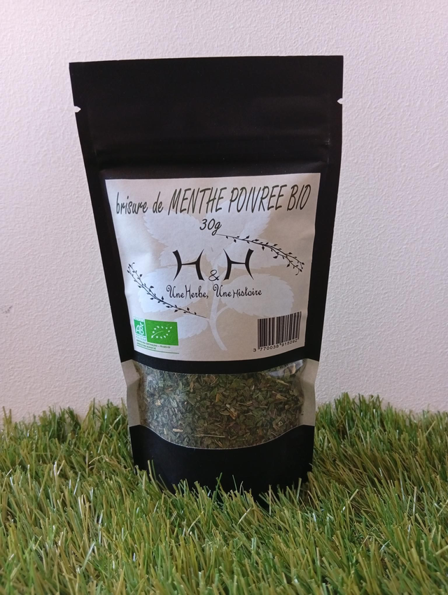 Brisure de menthe poivrée bio