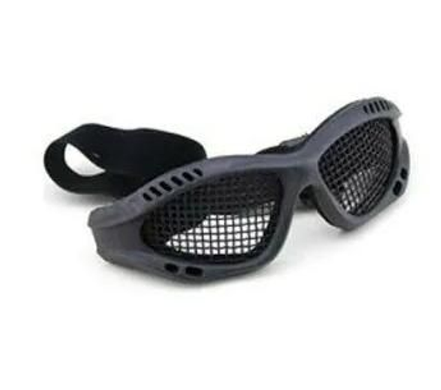 Steel Mesh Goggles Blk
